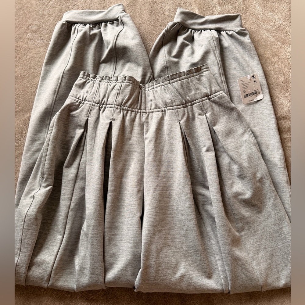 NWT Free People Movement Jumpstart Joggers in Heather grey - Picture 7 of 14